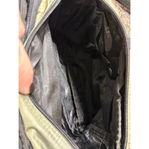 Gaozhili Olive Green Nylon Crossbody Bag-Excellent Condition - Picture 4 of 6